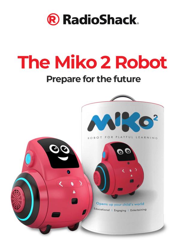 Radio Shack introduces the The Miko 2 Interactive Teaching Robot | The ...